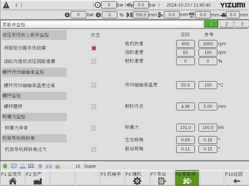 核心零部件預防性監控及保養