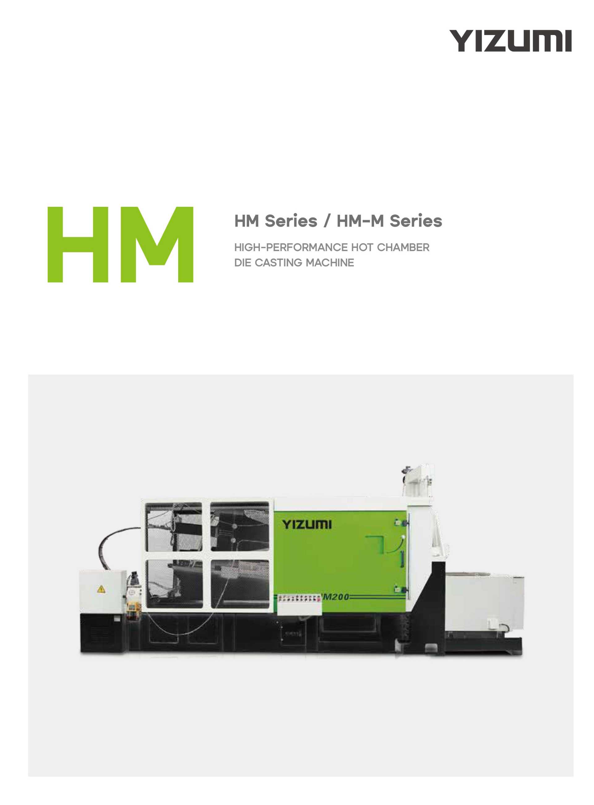 HM Series High-performance Hot Chamber Die Casting Machine Brochure